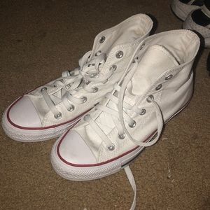 White converse high top